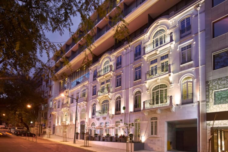 Exterior at night